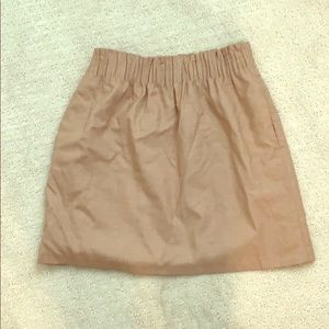 Tan J. Crew skirt. Size 8.